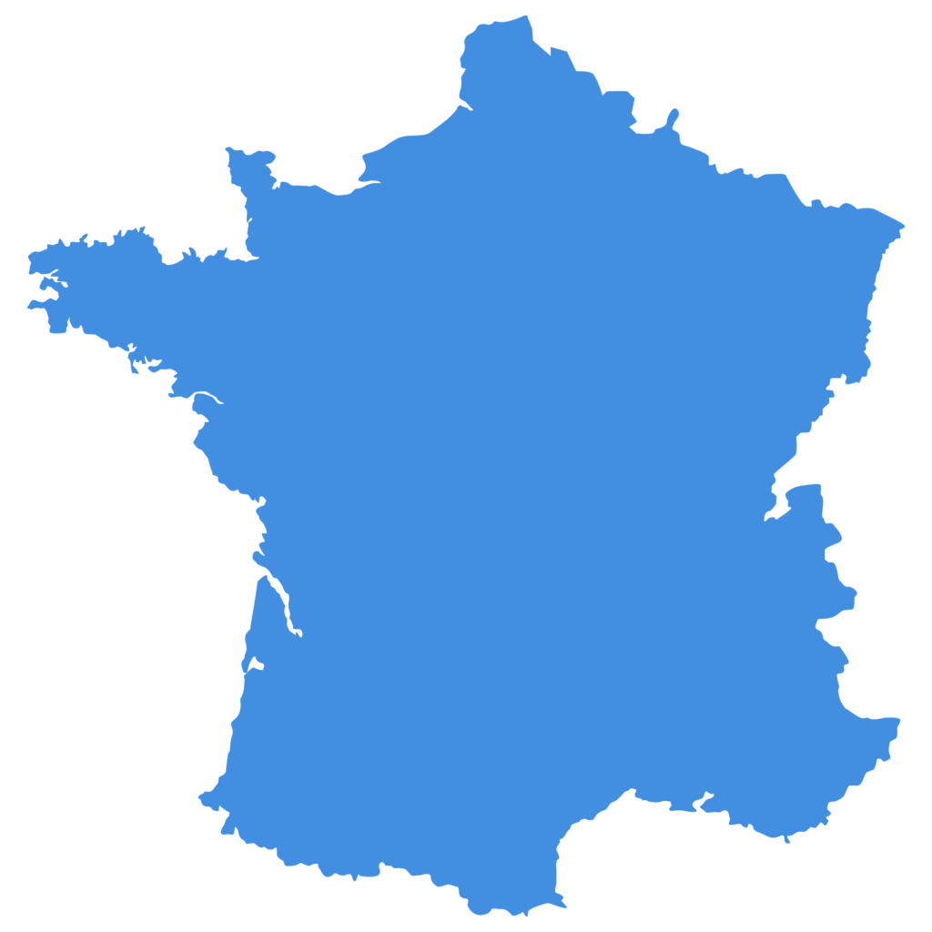 Carte vierge France